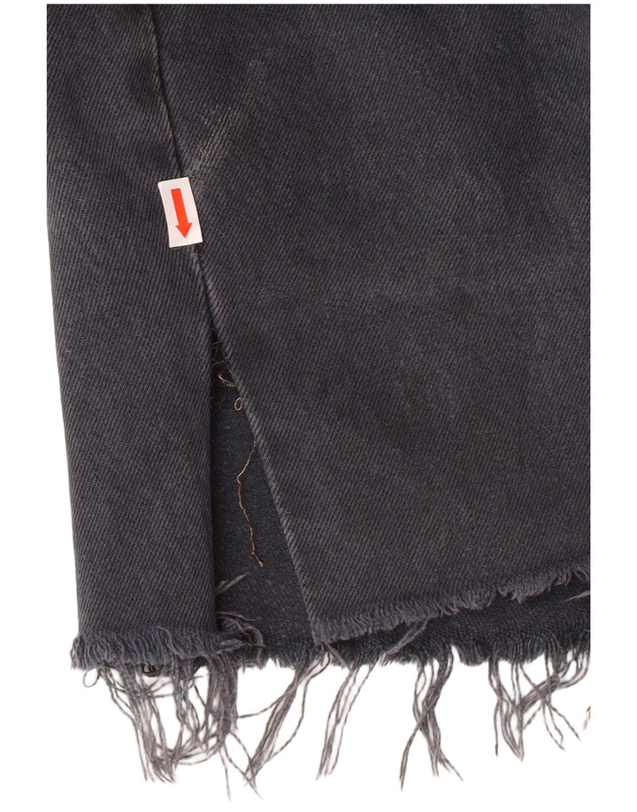 LEVI'S Jupe en Jean Femme W28 Gris Moyen