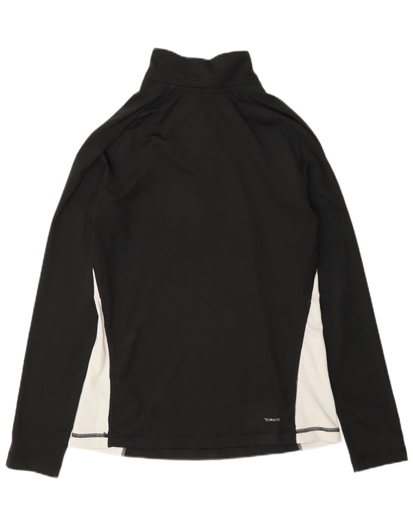 Adidas Haut de survêtement graphique pour femme UK 12/14 Noir moyen