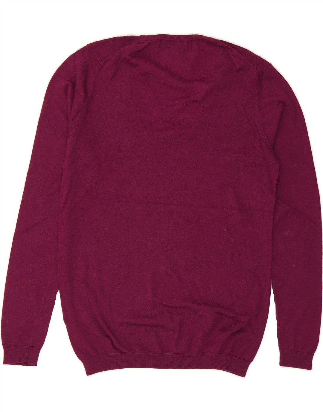 MASSIMO DUTTI Womens Boat Neck Jumper Sweater UK 14 Large Maroon Vintage Massimo Dutti and Second-Hand Massimo Dutti from Messina Hembry 