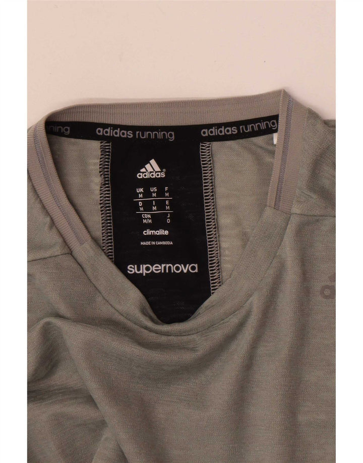 Adidas Supernova Top à manches longues pour homme Gris moyen moucheté