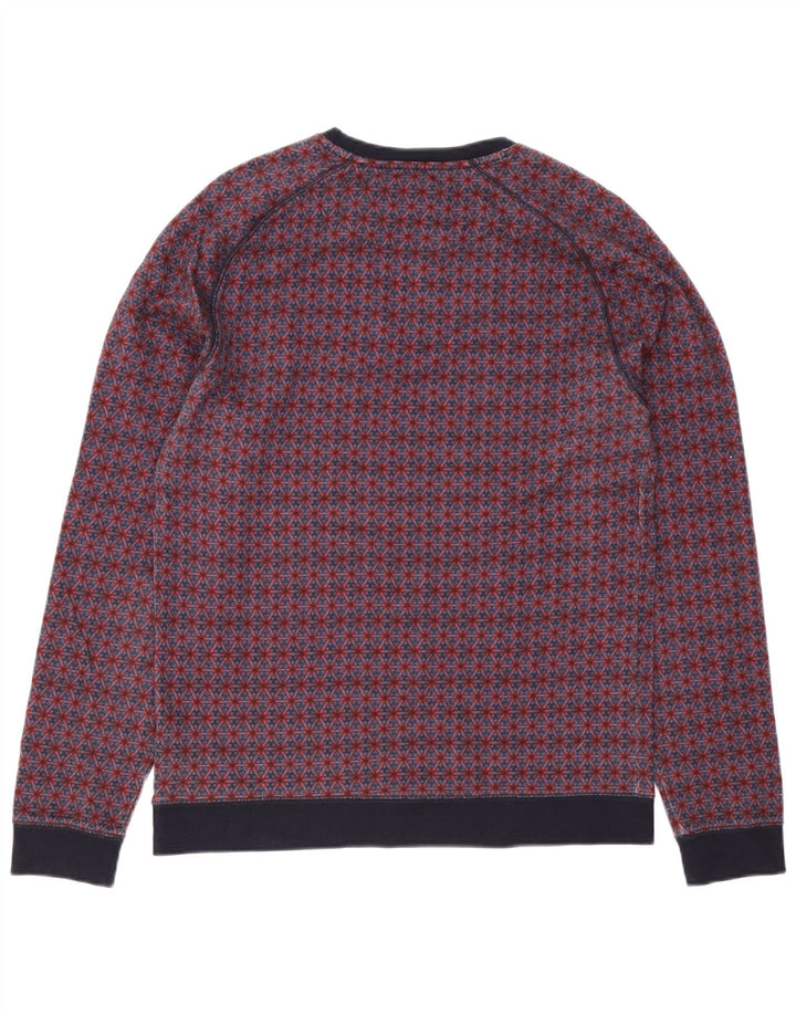 Ted Baker Pull à col rond pour homme Taille 3 Medium Multicolore Floral