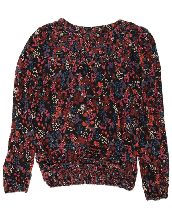 Fat Face Chemisier à manches longues pour femme UK 42 Medium Multicolore Floral