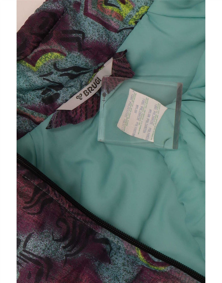 Brugi Combinaison de Ski Femme EU 46 XL Bleu Géométrique Polyamide