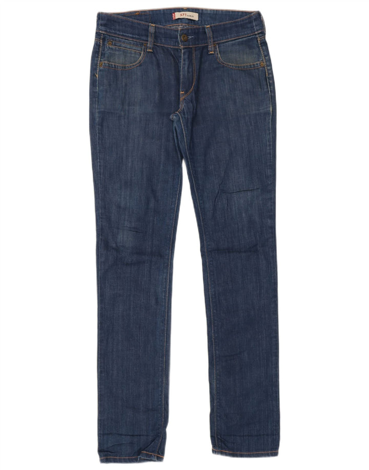Levi's Jean Slim 571 Femme W32 L34 Bleu Coton