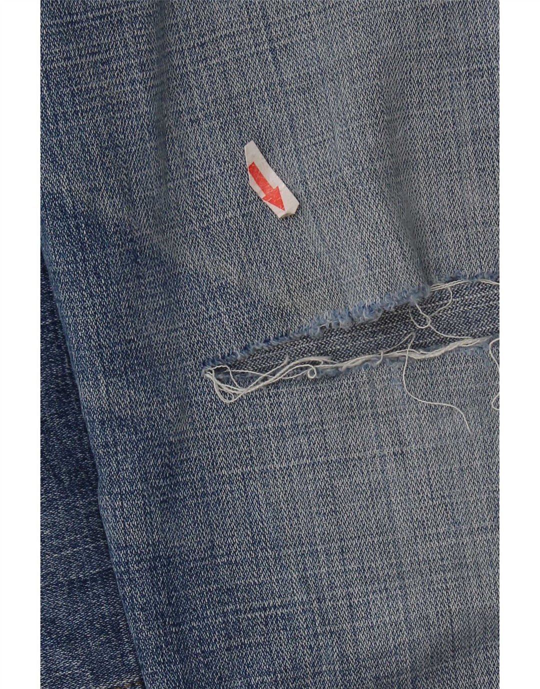 Wrangler Jean droit homme Texas effet vieilli W40 L32 bleu coton