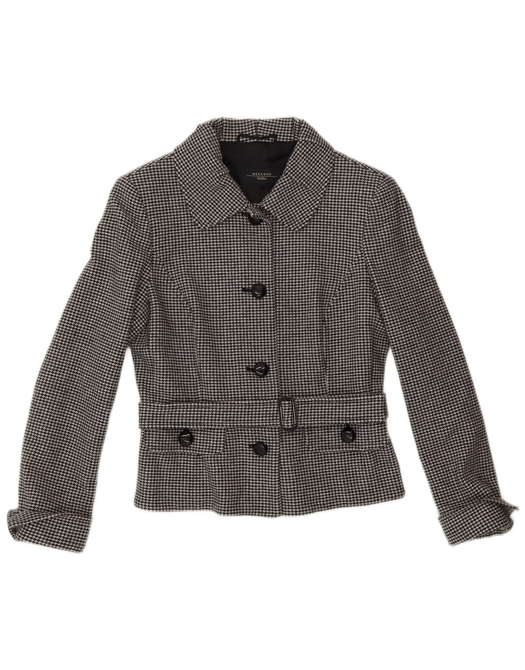 MAX MARA Ensemble jupe 2 pièces 4 boutons pour femme UK 10 Small W28 Gris classique