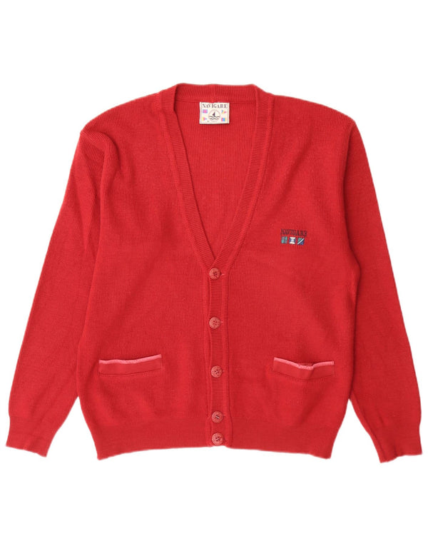 Navigare Cardigan Pull Homme Rouge Moyen