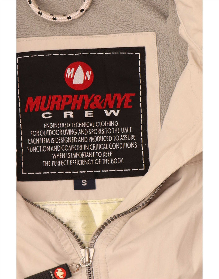 Murphy & Nye Veste Bomber Homme UK 36 Petit Blanc Cassé Polyamide