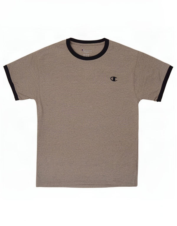 Champion T-Shirt Homme Gris Moyen Moucheté Coton