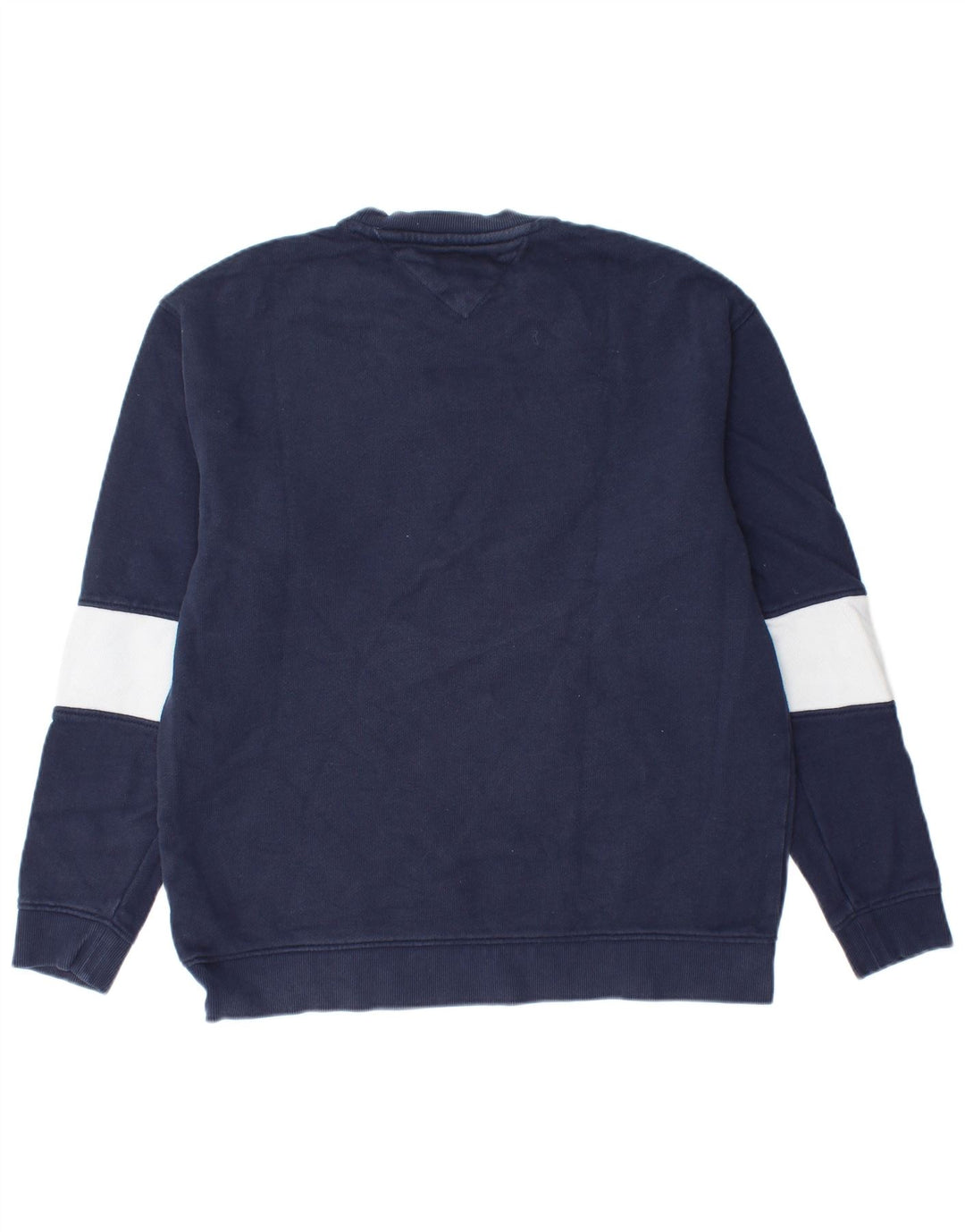 Tommy Hilfiger Sweat-shirt graphique pour hommes, grand, bleu marine, colour block