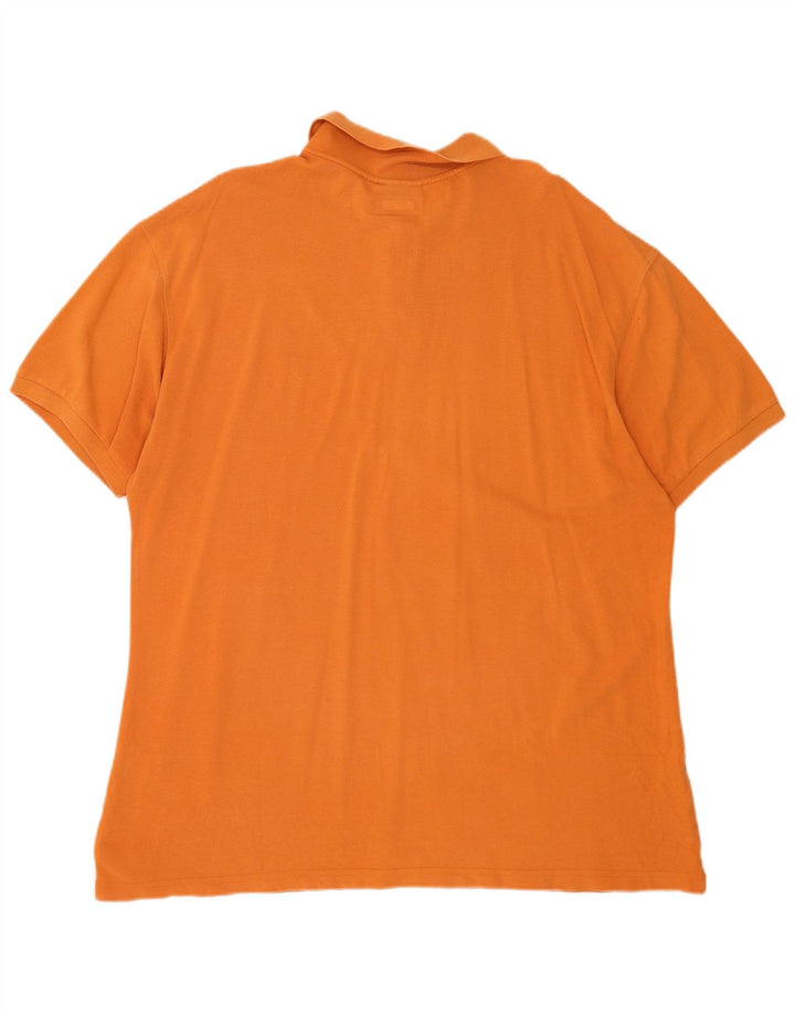 Marlboro Classics Mens Polo Shirt 3XL Orange Cotton
