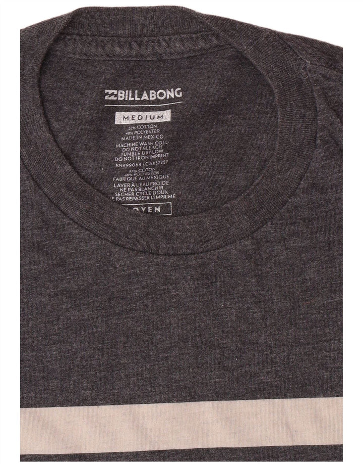 BILLABONG T-Shirt Graphique Homme Gris Moyen Coton