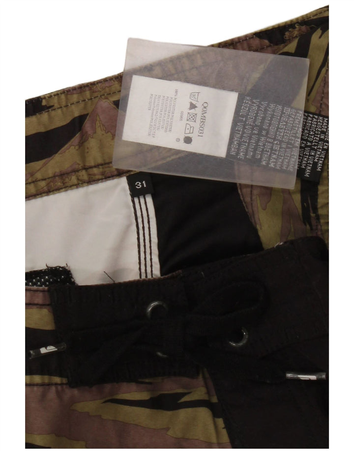 Quiksilver Short de Bain Graphique Homme Noir Moyen Polyester