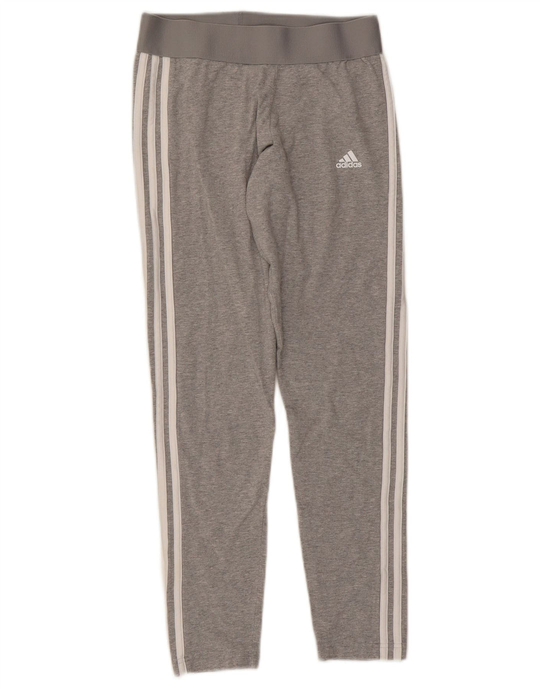 Adidas Leggings Femme UK 12/14 Coton Gris Moyen