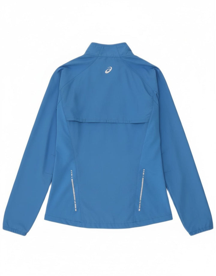 Asics Veste de survêtement pour femme UK 8 Small Bleu