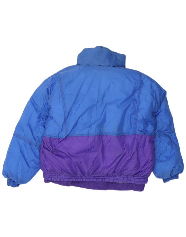Eddie Bauer Veste matelassée à capuche surdimensionnée pour femme UK 16 Large Violet
