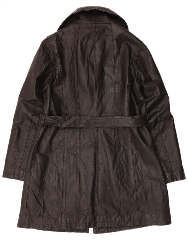 Conbipel Manteau en Cuir Femme IT 48 XL Cuir Noir