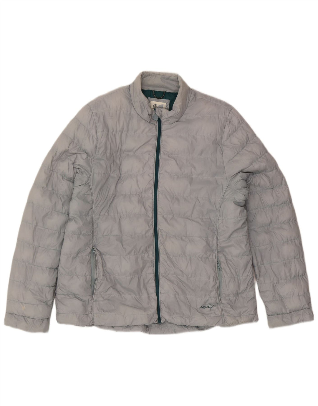 Weird Fish Veste matelassée pour femme UK 18 XL Bleu Nylon