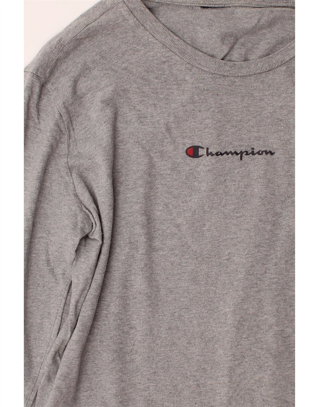 CHAMPION Womens Graphic Top Long Sleeve UK 16 Large Grey Cotton Vintage Champion and Second-Hand Champion from Messina Hembry 