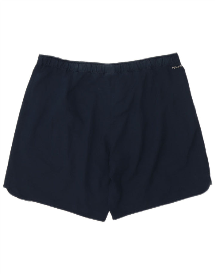 Nike Short décontracté pour femme Petit W27 Bleu marine Polyester