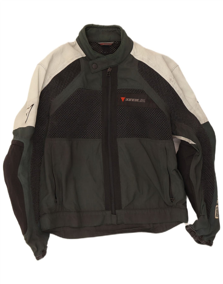 Dainese Graphic Racer Jacket Femme EU 52 Nylon Colorblock Gris Moyen