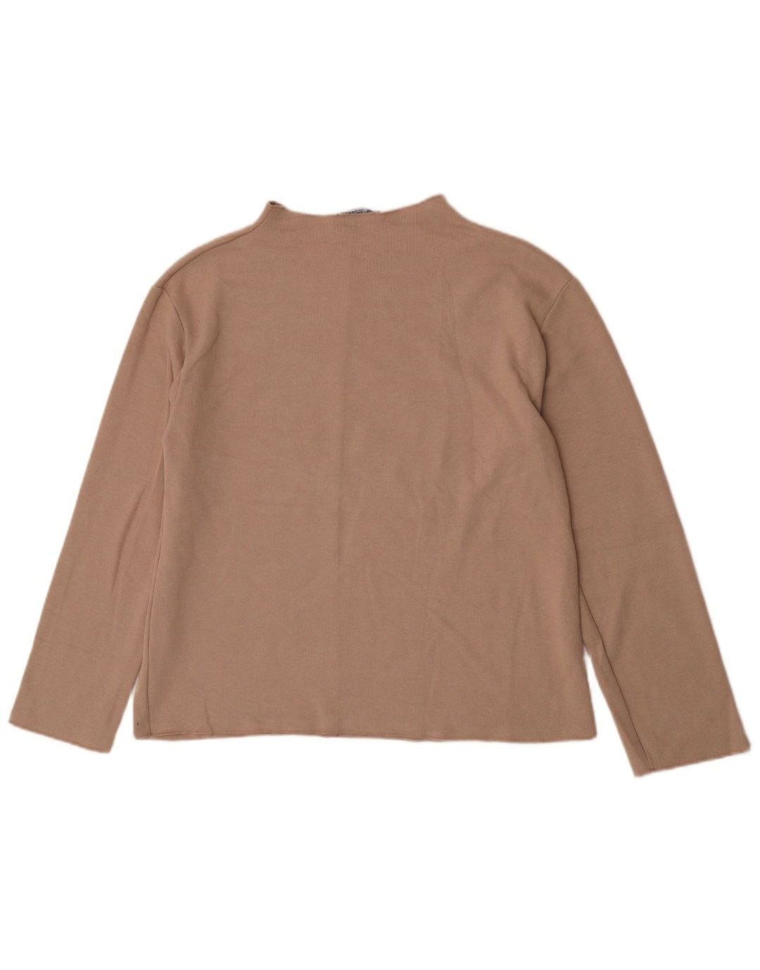 Zara Femme Top Manches Longues UK 44 Coton Gris Moyen
