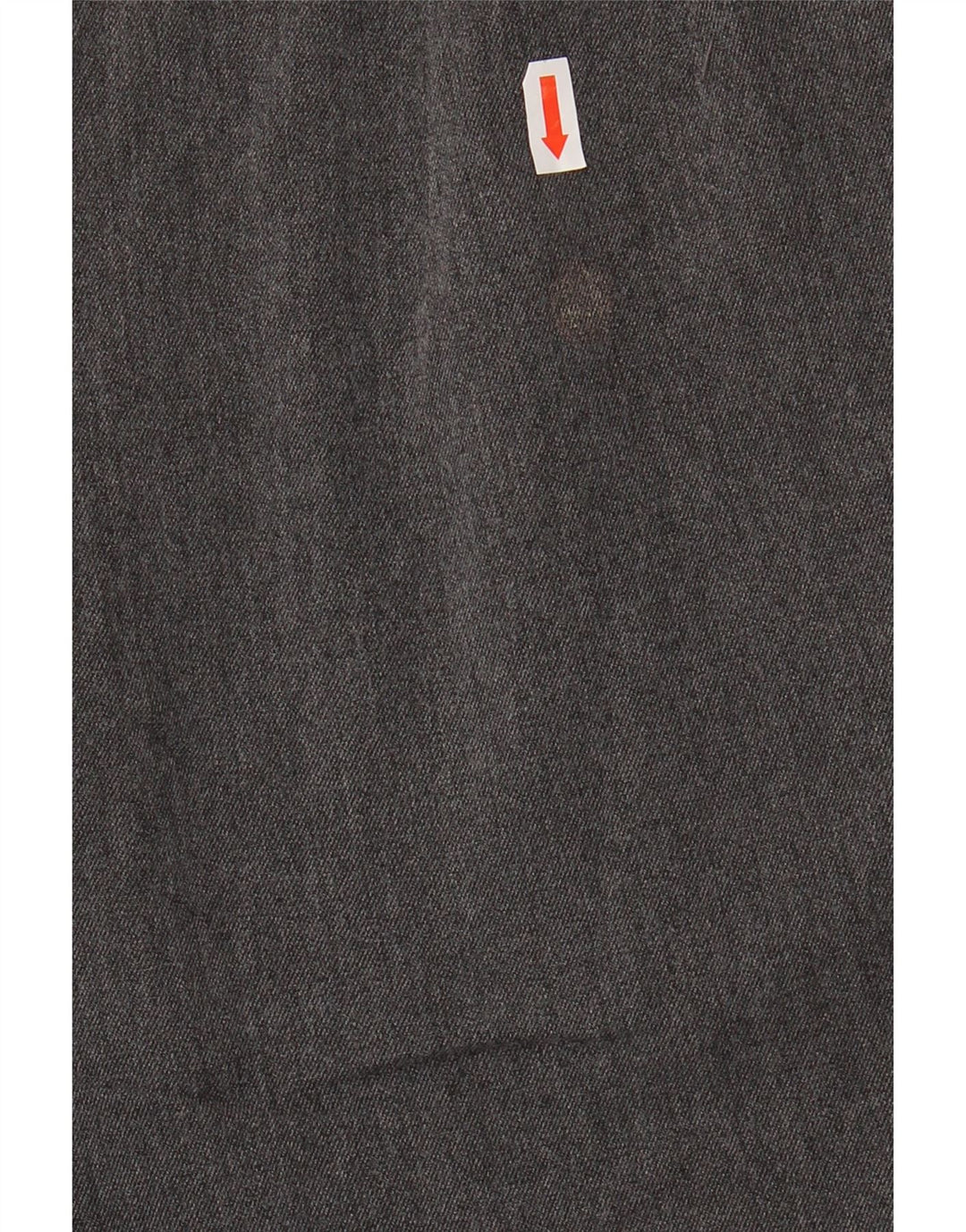 Zara Pantalon de costume court taille haute pour femme Medium W28 L25 Gris Polyester
