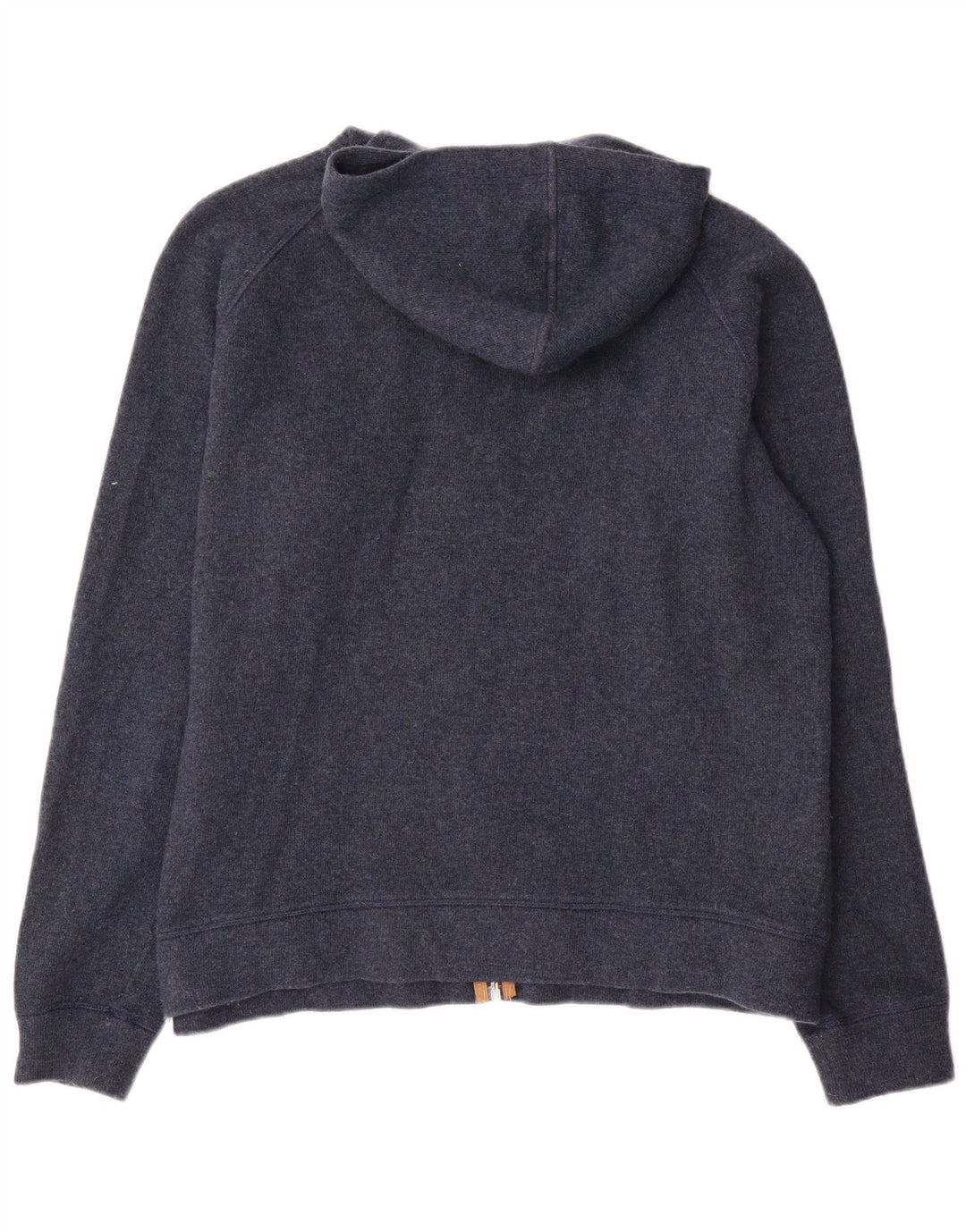 Woolrich Pull à capuche zippé graphique pour homme 2XL en laine bleu marine