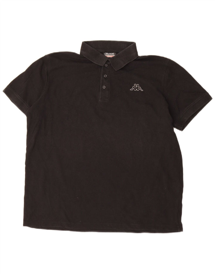 KAPPA Polo Homme XL Noir Coton
