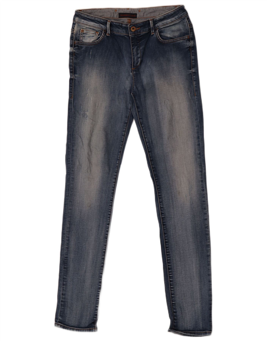 Trussardi Femme Jean Skinny Effet Déchiré W29 L32 Bleu