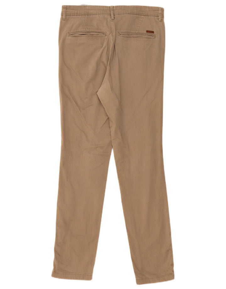 JACK & JONES Pantalon Chino Droit Homme W30 L32 Beige Coton