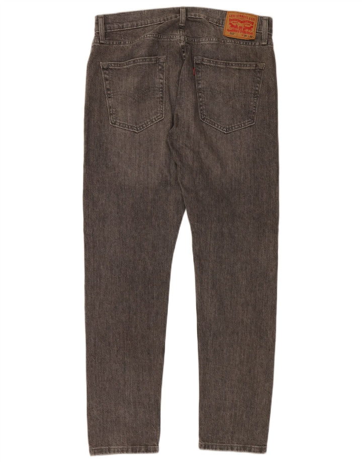 Levi's Jean 512 Slim Tapered Homme Gris Coton