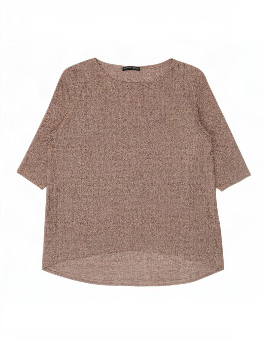 Zara Femme Top Manches 3/4 UK 10 Petit Rose