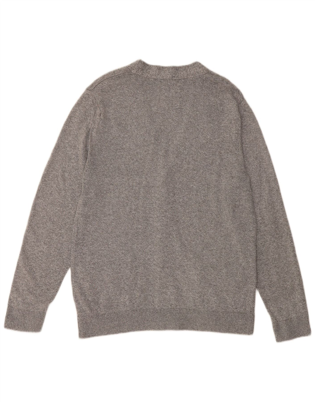 Hollister Femme Cardigan Pull Gris Moyen Moucheté Coton