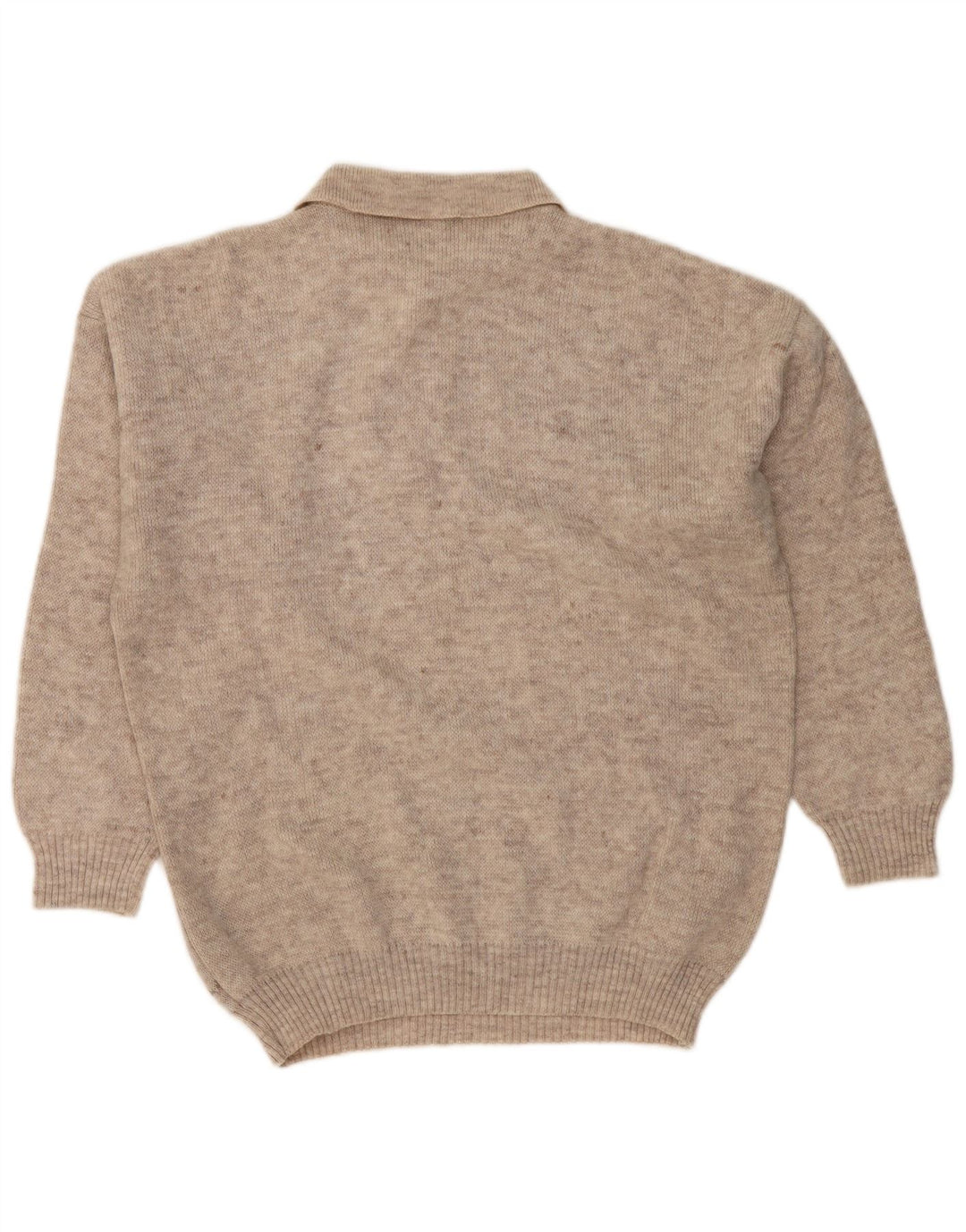 ICELAND Pull col polo pour homme IT 52 Grand gris Fair Isle