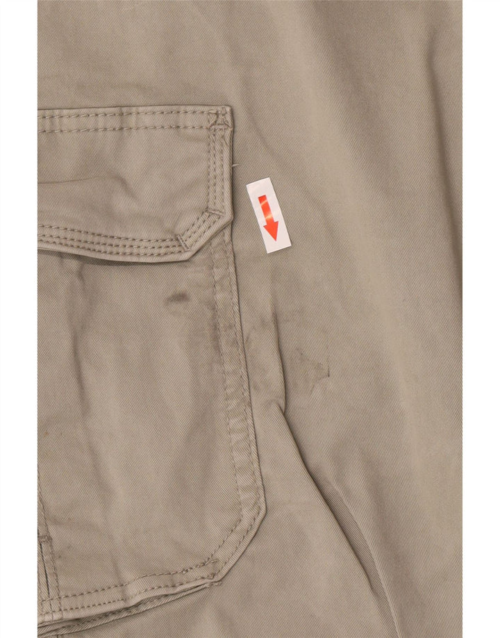 Zara Pantalon Cargo Joggers Homme W30 L27 Gris Coton
