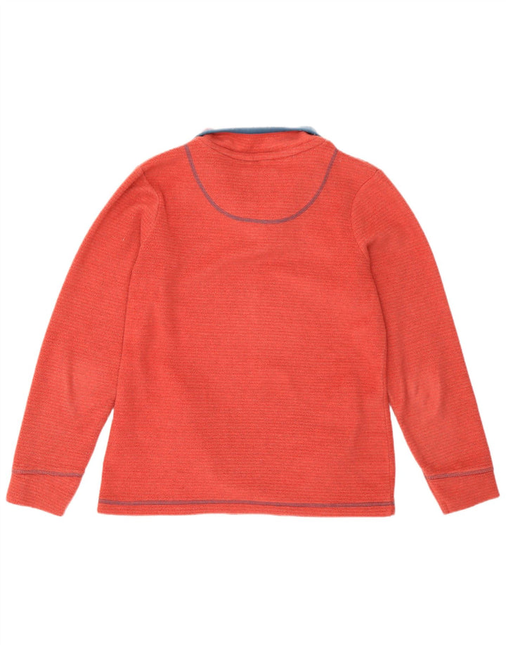 Weird Fish Pull polaire à col zippé pour femme UK 12 Rouge moyen Polyester