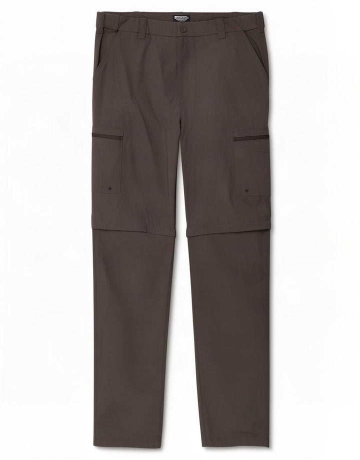 Mountain Warehouse Pantalon cargo de randonnée pour homme W38 L32 Gris Nylon
