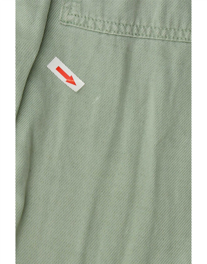 Zara Pantalon de jogging femme Medium W28 L27 Vert Lyocell