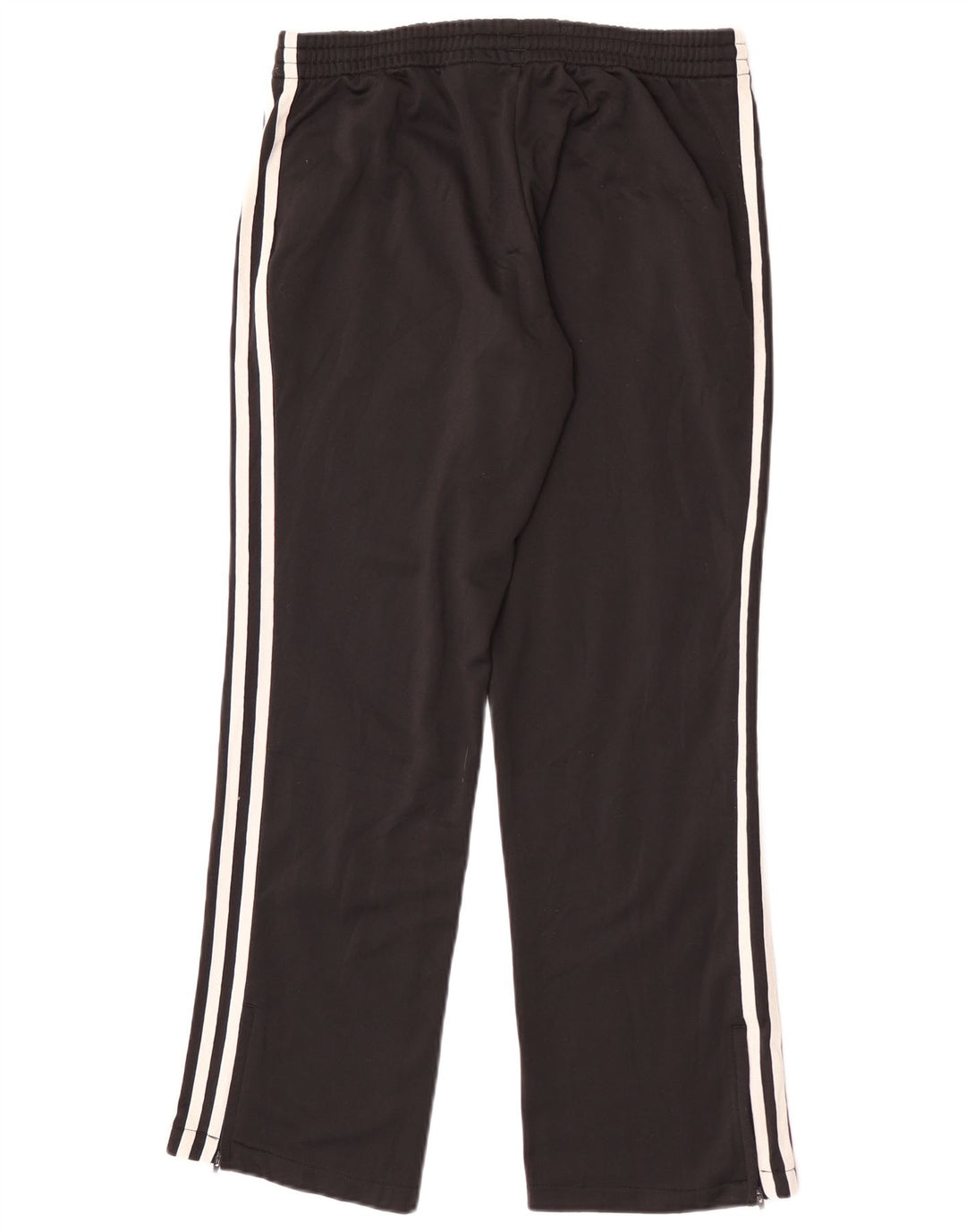 Adidas Pantalon de survêtement pour femme UK 40 Large Noir Colorblock Polyester