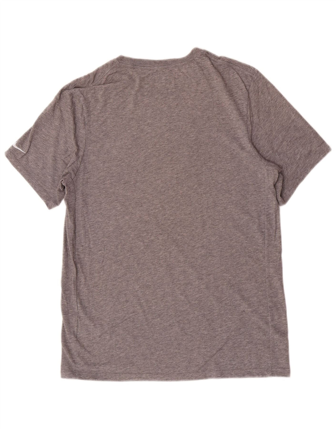 Nike Homme Dri Fit Graphic T-Shirt Haut Gris Moyen Coton