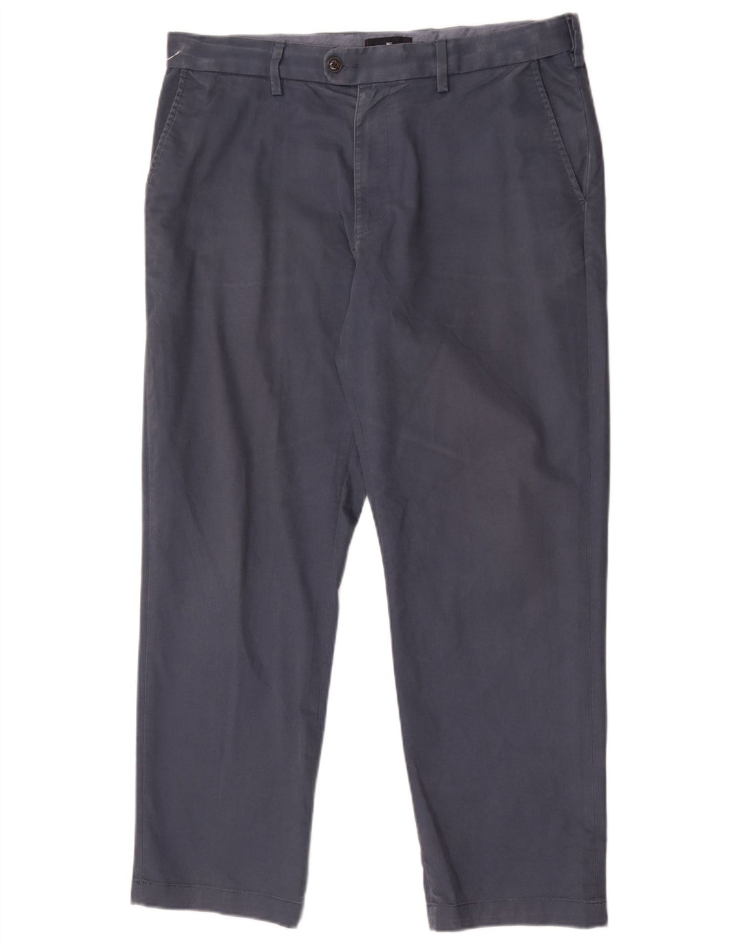Marks & Spencer Pantalon de costume droit Blue Harbour pour homme W36 L29 Bleu marine