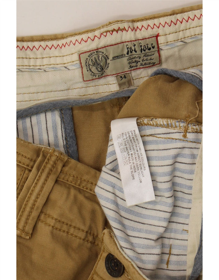 FAT FACE Short Chino Homme W34 Large Beige Coton