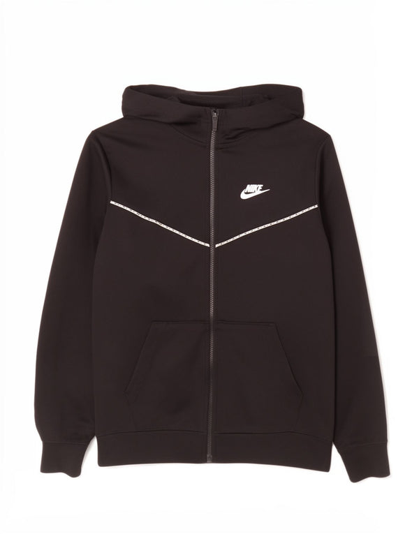 Nike Pull à capuche zippé pour garçon 13-14 ans XL Noir Polyester Sports