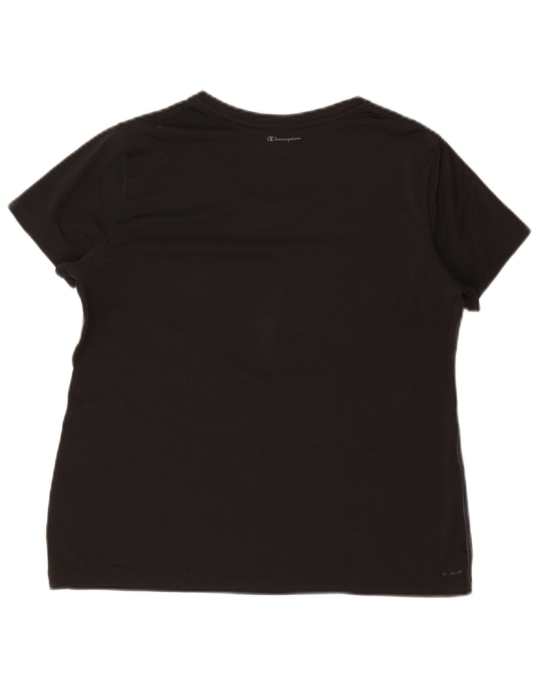 CHAMPION T-Shirt Femme UK 16 Large Noir
