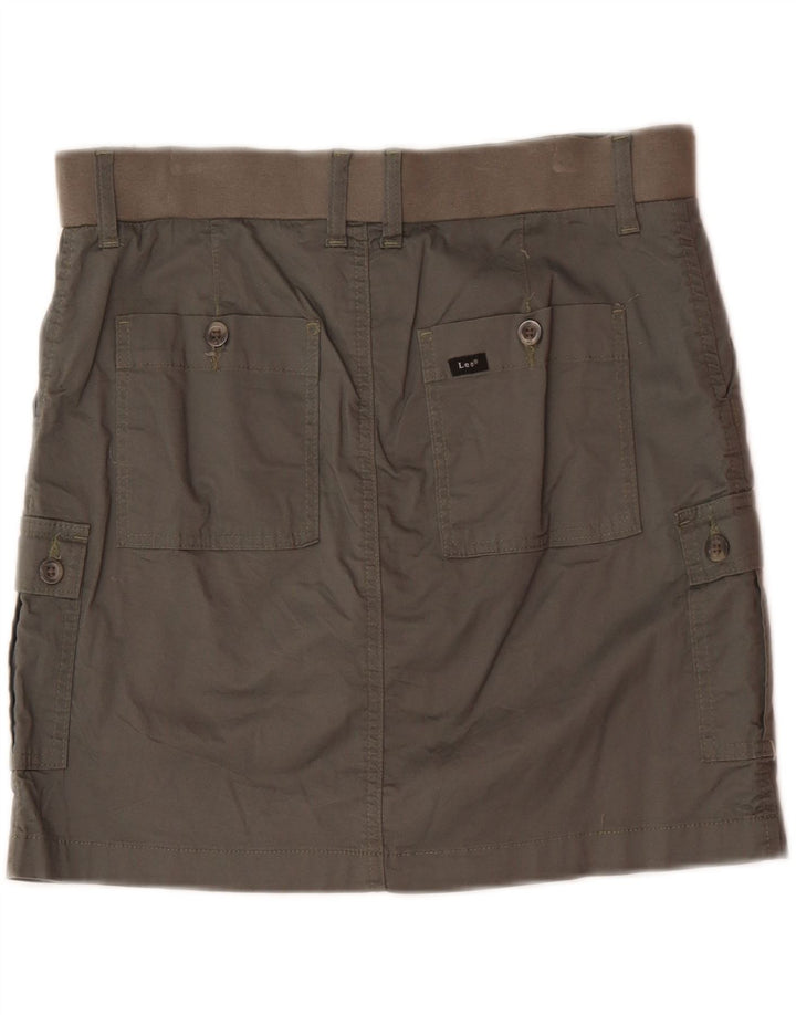 LEE Womens Cargo Skirt US 10 Large W34  Khaki Cotton Vintage Lee and Second-Hand Lee from Messina Hembry 
