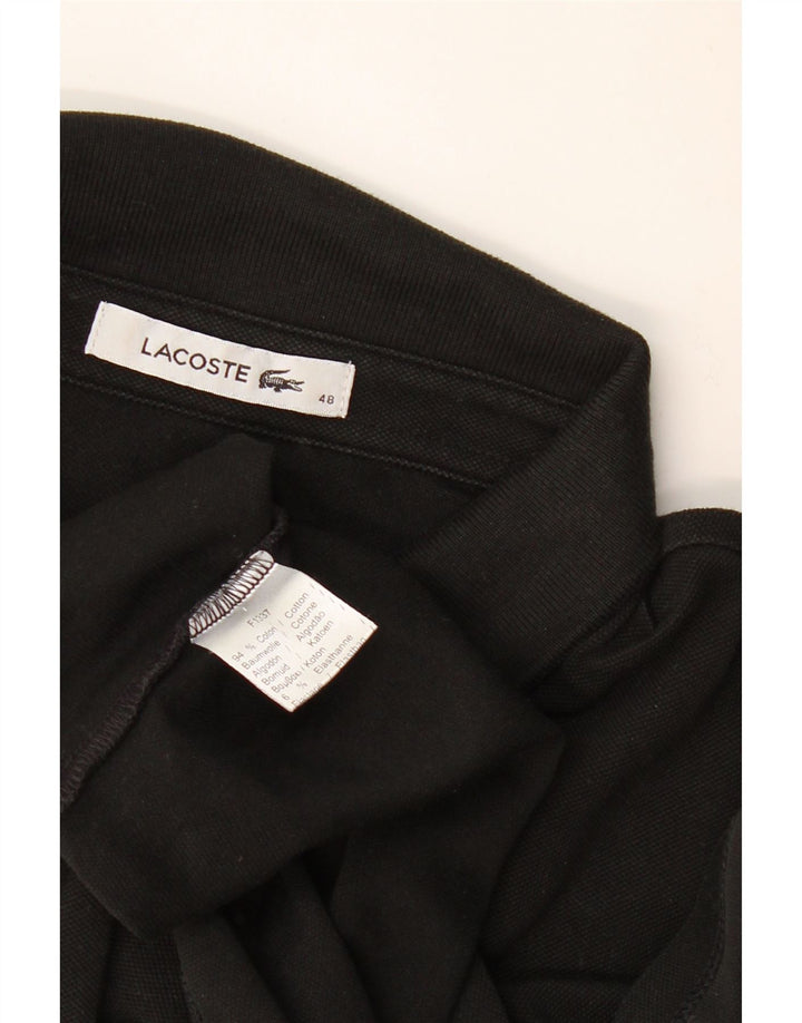 Lacoste Polo Femme Taille 48 XL Coton Noir