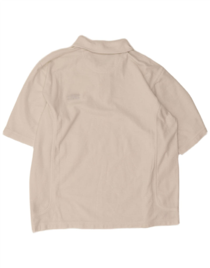 Umbro Polo Homme Large Blanc Polyester Sports