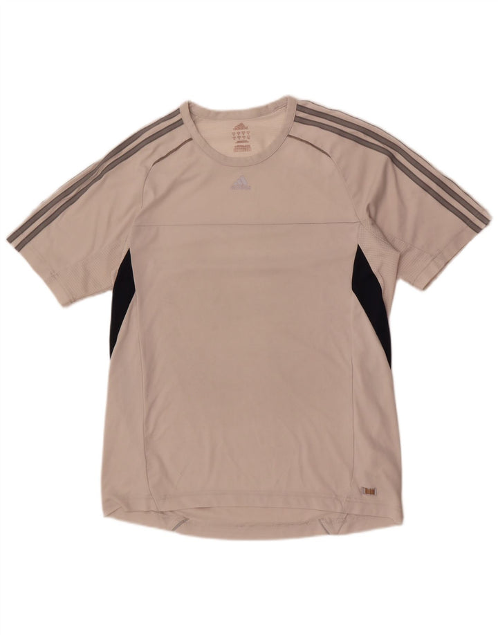 Adidas Hommes Climacool T-Shirt Haut Moyen Blanc Colorblock Polyester