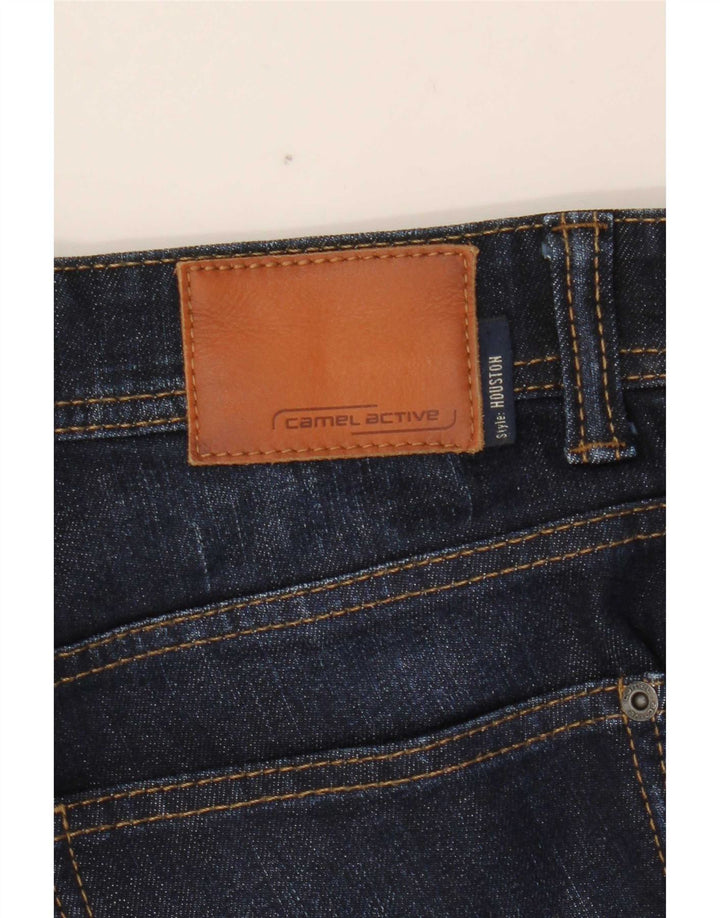 Camel Active Jean Droit Houston Femme W32 L28 Bleu Marine